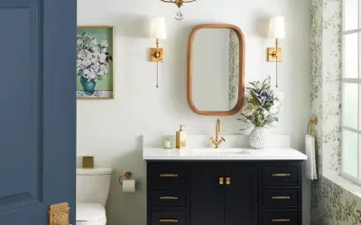 When designing a half bathroom or a small bathroom, every inch counts. The challenge lies in finding functional yet stylish pieces that make the most of limited space.